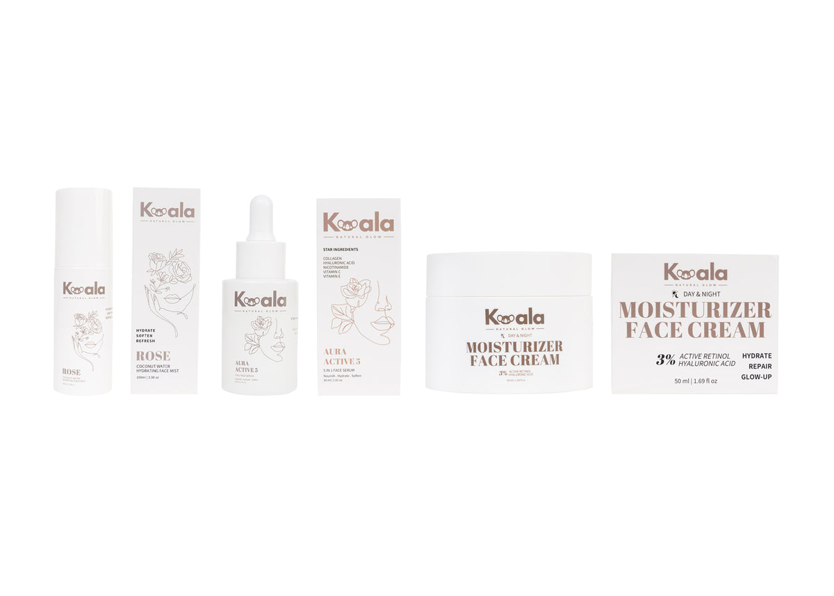 Glow Essentials Trio – Face Cream, Serum & Mist Combo - 3